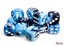 Gemini Black-Shell/white 16mm d6 Dice Block (12 dice) - CHX26646